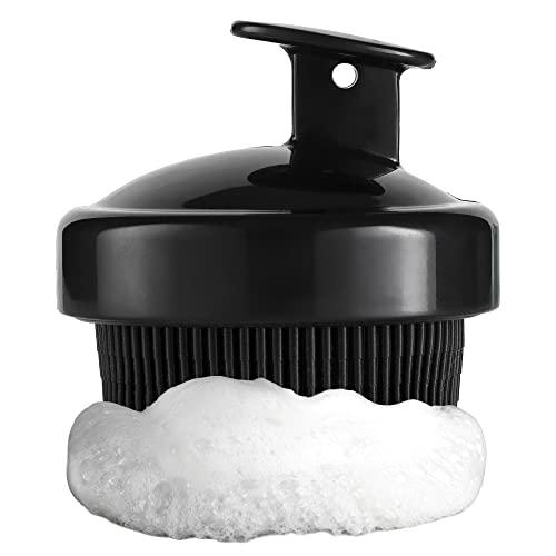 Ross Ross Bath & Shower Massager Body Brush with Soft Silicone Bristles (Black)