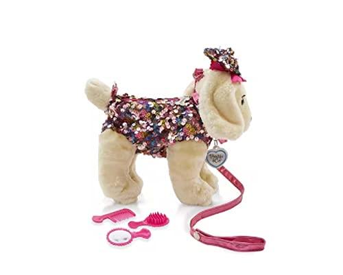 Poochie Poochie Girls Sequin Labrador Puppy Purse with Removable Hair Bow!