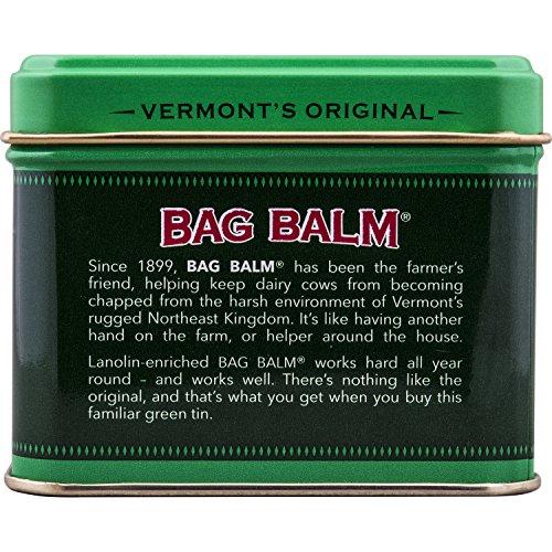 Bag Balm Vermont's Original Bag Balm for Dry Chapped Skin Conditions 8 Ounce Tin