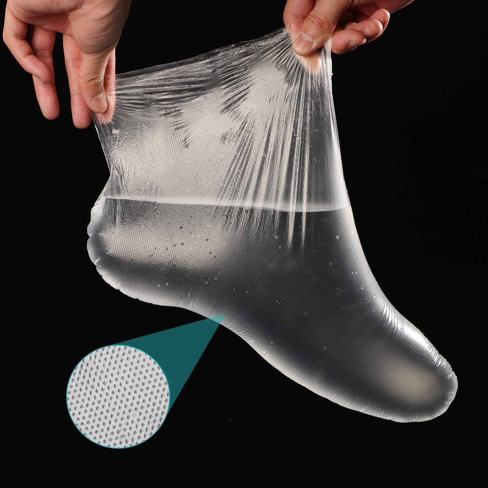 Segbeauty Segbeauty Paraffin Wax Bath Liners for Foot, 400pcs Extra Large XL Paraffin Foot Bags, Plastic Paraffin Bath Socks Hot Wax thera-py Booties Covers for Foot Wax treat-ment Paraffin Wax Machine