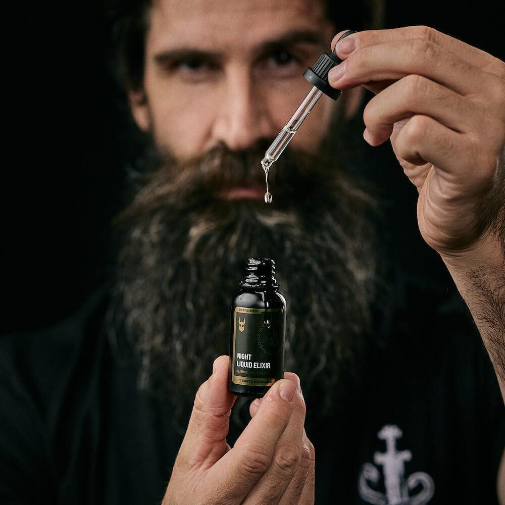 The Beard Struggle The Beard Struggle - Day Liquid Tonic Beard Oil - Silver Collection (Alfheim's Forests) - Beard Oil for Men - Moisturize, Softens Hair, Reduces Itch - Day Time Beard Growth Oil (1 Fl oz)