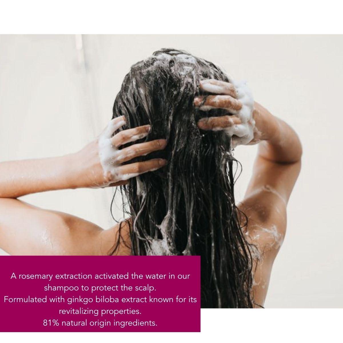 PHYTO PHYTO|PHYTOCYANE - Thinning Hair Shampoo for Men & Women|Revitalizing Formula with Ginkgo Biloba B Vitamins & Rosemary | Promotes Thicker & Stronger Hair|250ml