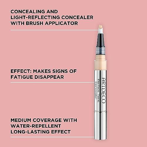 ARTDECO ARTDECO Perfect Teint Concealer - Neutral Light N12 - Light-Reflecting Concealer with Brush Applicator - No Signs of Tiredness - Medium Coverage - Water-Resistant - Long Lasting - Makeup - 0.07 Fl Oz