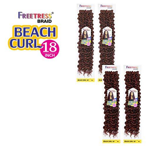 Freetress BEACH CURL 18" (4 Pack, OT27) - Freetress Synthetic Crochet Braid