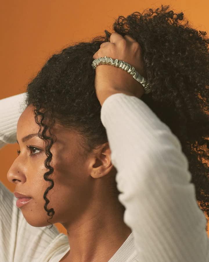 CROWN AFFAIR CROWN AFFAIR - The Scrunchie No. 001 - A 3-Pack of Small, 100% Silk Scrunchies for Everyday Protection—and Fun