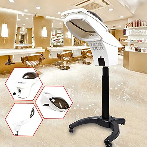TBVECHI Ultrasonic Hair Steamer with Micro Mist and 3 Modes - Ozone SPA Styling and Treatment for Salon, Rolling Floor Stand Base (US Stock)