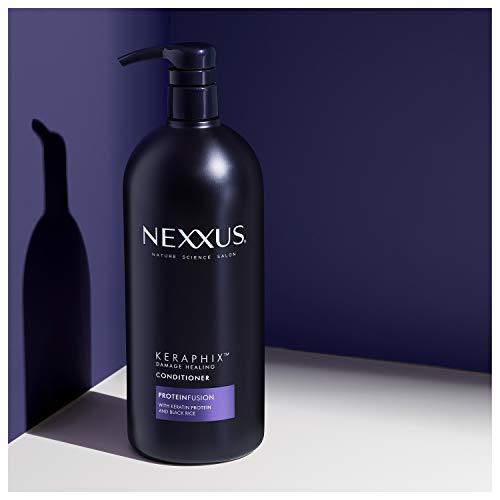 Nexxus Nexxus Conditioner for Damaged Hair Keraphix with ProteinFusion Silicone-Free Conditioner with Keratin Protein and Black Rice 33.8 oz