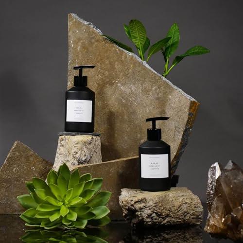 Stone Candles ENVIRONMENT Inspired by LL Santal Lotion (Santal | Tonka | Musk) Black