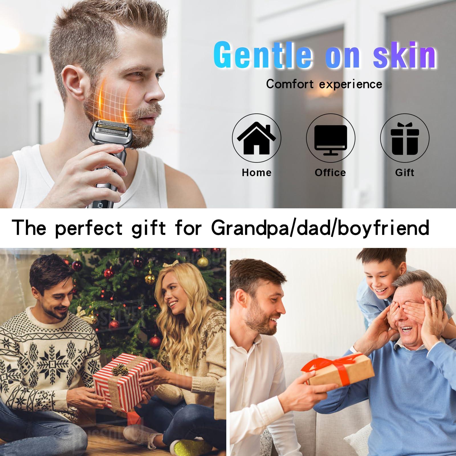 DODAER Series 9 92S Electric Shaver Head Replacement,Compatible with Braun Series 9 Electric Razors 290cc, 9291cc, 9370cc, 9293s, 9385cc, 9390cc, 9330s, 9296cc (2 PACK)