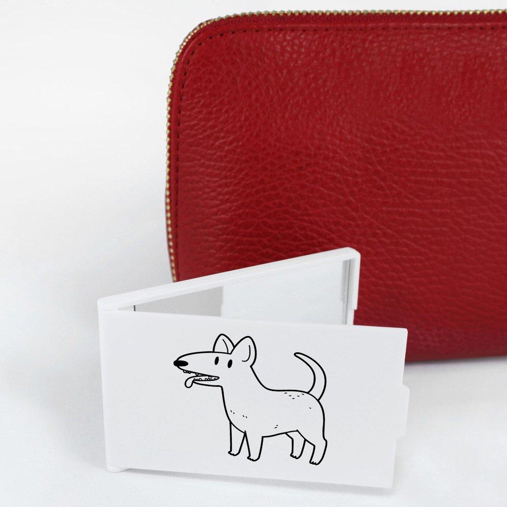 Azeeda Azeeda 'Bull Terrier Dog' Compact/Travel/Pocket Makeup Mirror (CM00010072)