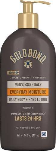 Gold Bond Gold Bond Ultimate Men's Essentials Hydrating Lotion, 14.5 oz., Everyday Moisture for Dry Skin