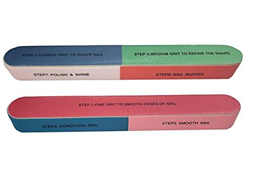 DreamCut DreamCut 7-Way Nail File and Buffer Block - Professional Manicure Tools