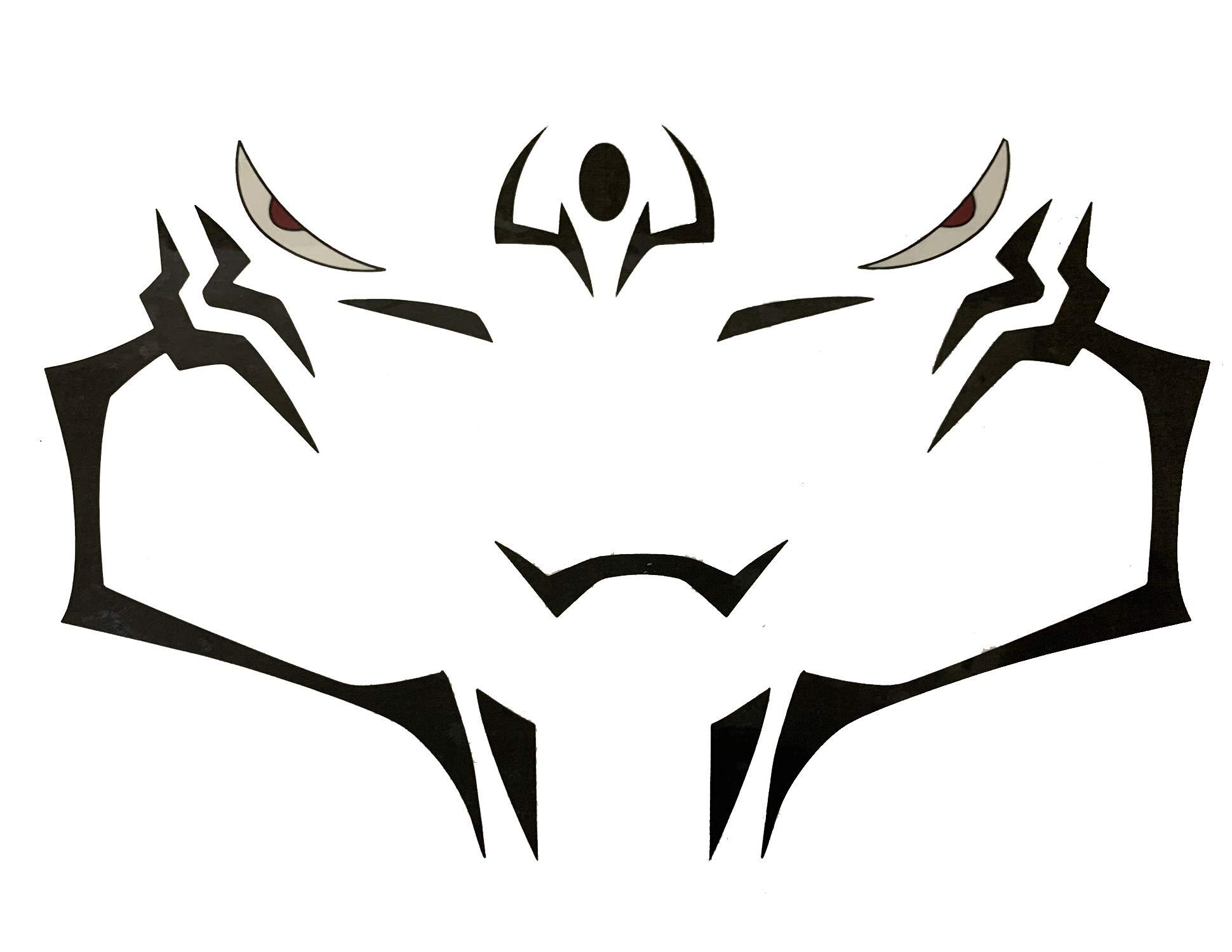 LOKCEE LOKCEE 2 PCS Temporary Face Tattoo Sticker Yuji Itadori Ryomen Sukuna Cosplay Anime Prop Accessories Toge Inumaki