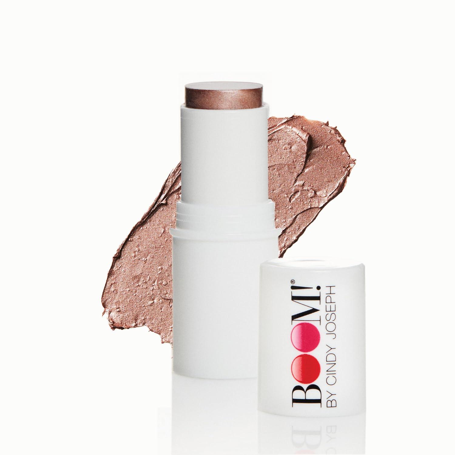 BOOM! by Cindy Joseph BOOM! by Cindy Joseph Boomstick Glimmer - Natural Face Highlighter Stick & Illuminator for Face & Body - Multi-Use Vegan Makeup Stick for Older Women & Mature Skin