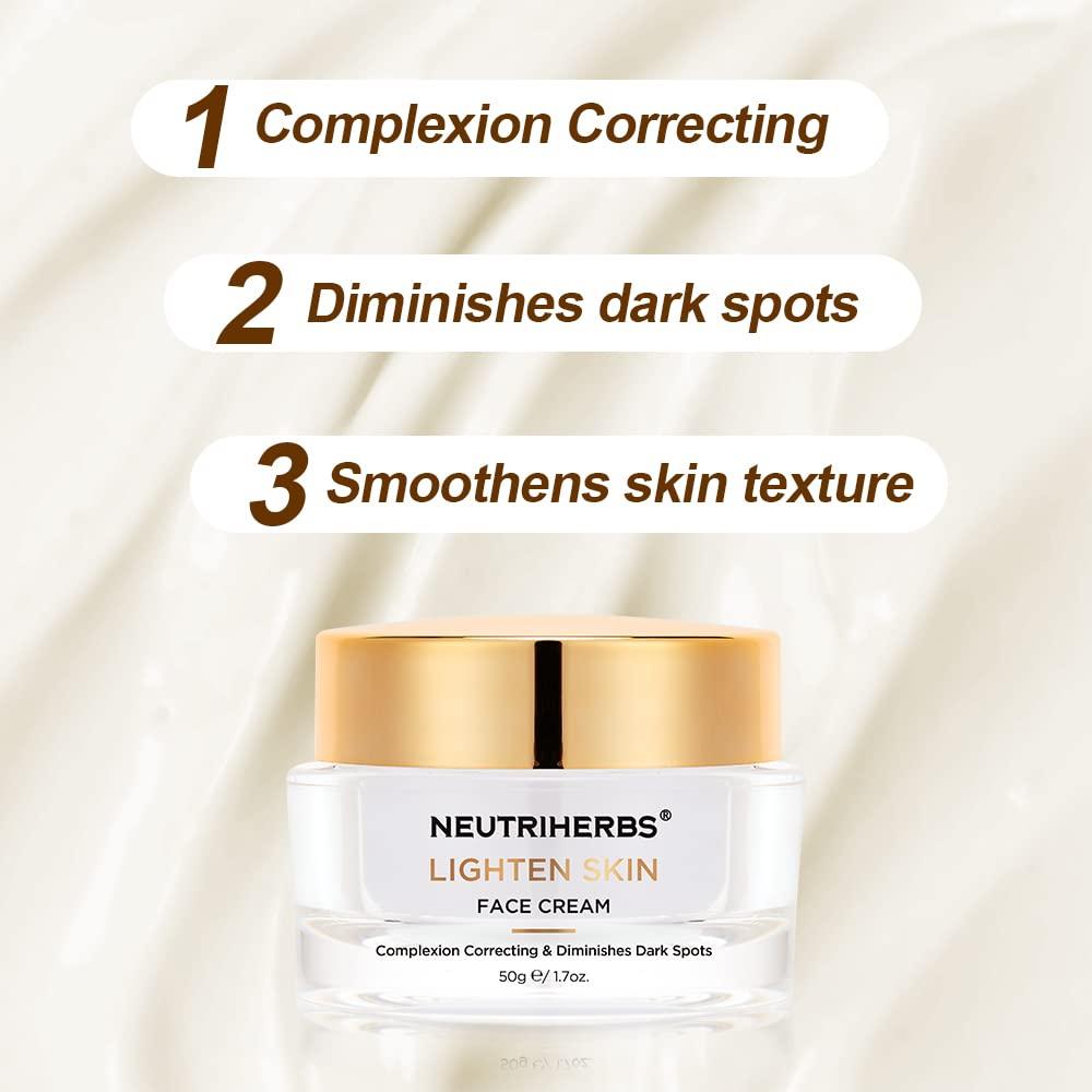 Neutriherbs Neutriherbs Dark Spot Remover Corrector, Skin Lightening Cream, Skin Bleaching for face, underarms, elbows&privates, with Vitamin C, Symwhite 377, Ideal for Face Moisturizer Cream 50g/1.7oz