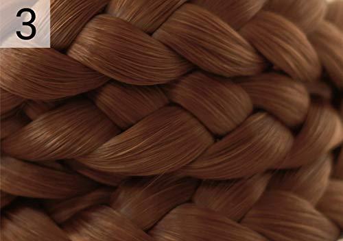 GoBraid USA Braided Headband Braid GoBraid Blond Brunette Black Dark Ginger Red Adjustable Fake Long and Short Hair Piece Extension Fast Easy Natural Look Wedding (3 - Auburn Red Dutch GoBraid)