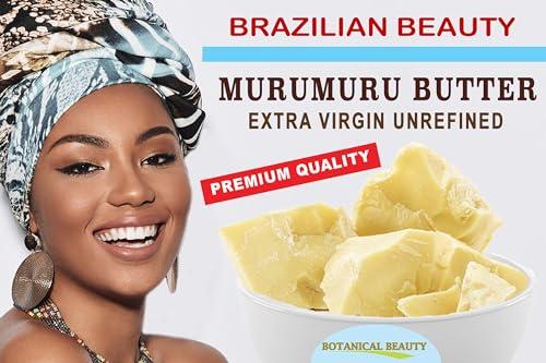 Botanical Beauty Botanical Beauty MURUMURU BUTTER Astrocaryum murumuru 100% Pure Natural, Unrefined, RAW, Virgin. Natural Skin Moisturizer Vegan for Face, Skin, Body, Hair, Lips, Nails, Lotions, Cream 8.46 oz 240 gr