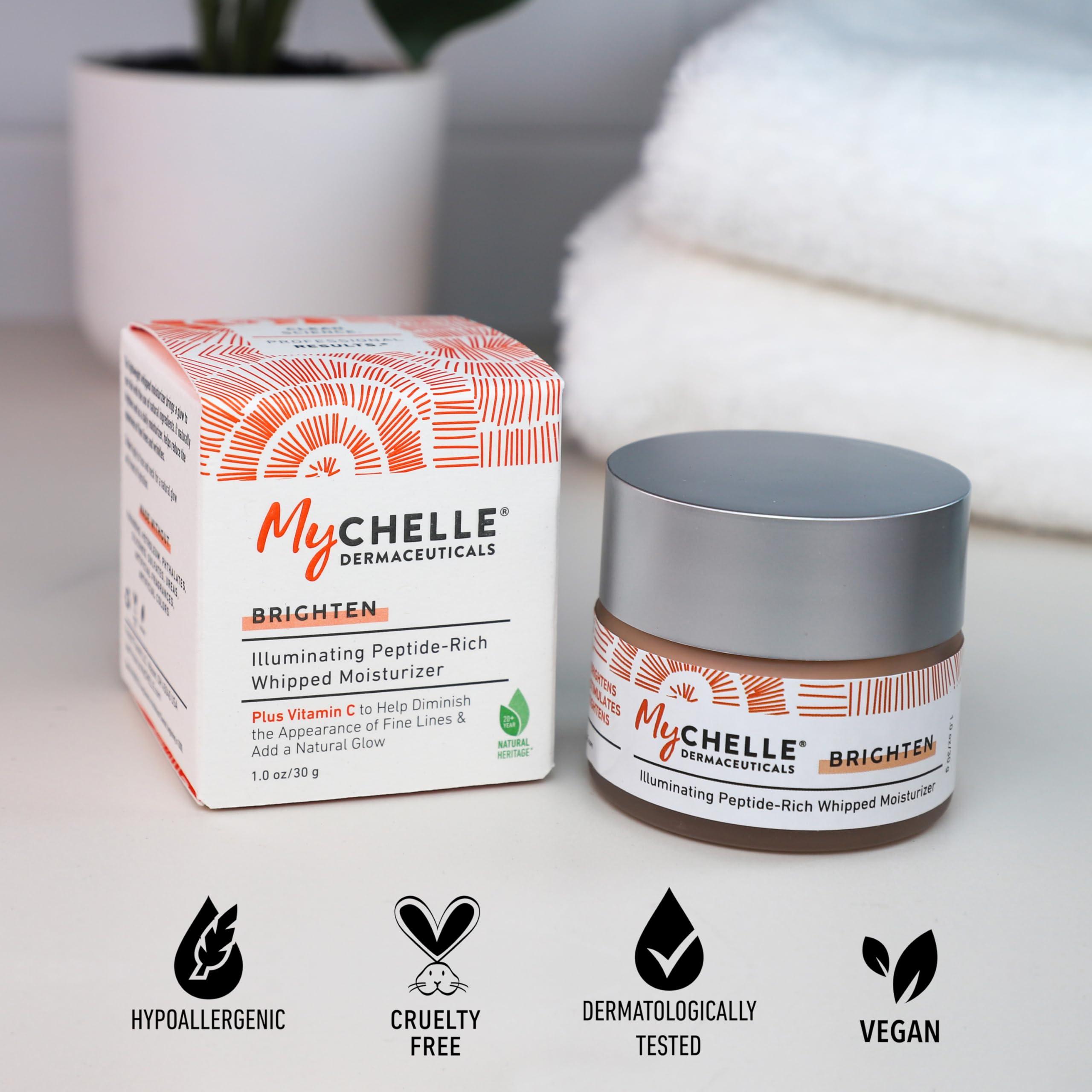 MyChelle Dermaceuticals MYCHELLE Illuminating Peptide-Rich Whipped Moisturizer, 1.2 OZ