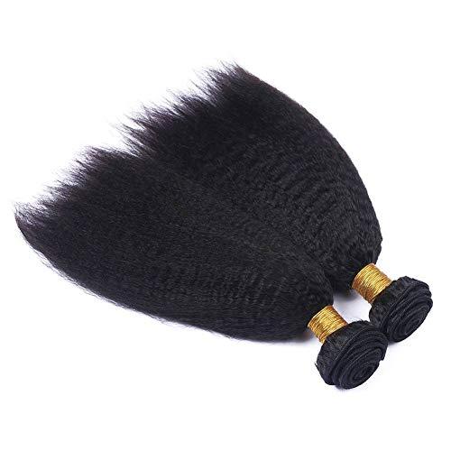 Tony beauty hair Tony Beauty Hair Kinky Straight Malaysian Human Hair Weave Extensions Wholesale 3/4Pcs Lot Iralian Coarse Yaki Virgin Remy Human Hair Bundles Deals 7A Grade Hair Weaving (10 12 14)