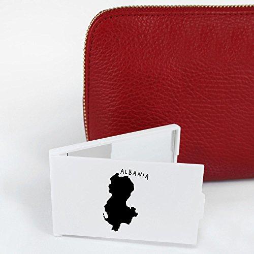 Azeeda 'Albania Country' Compact/Travel/Pocket Makeup Mirror (CM00012473)