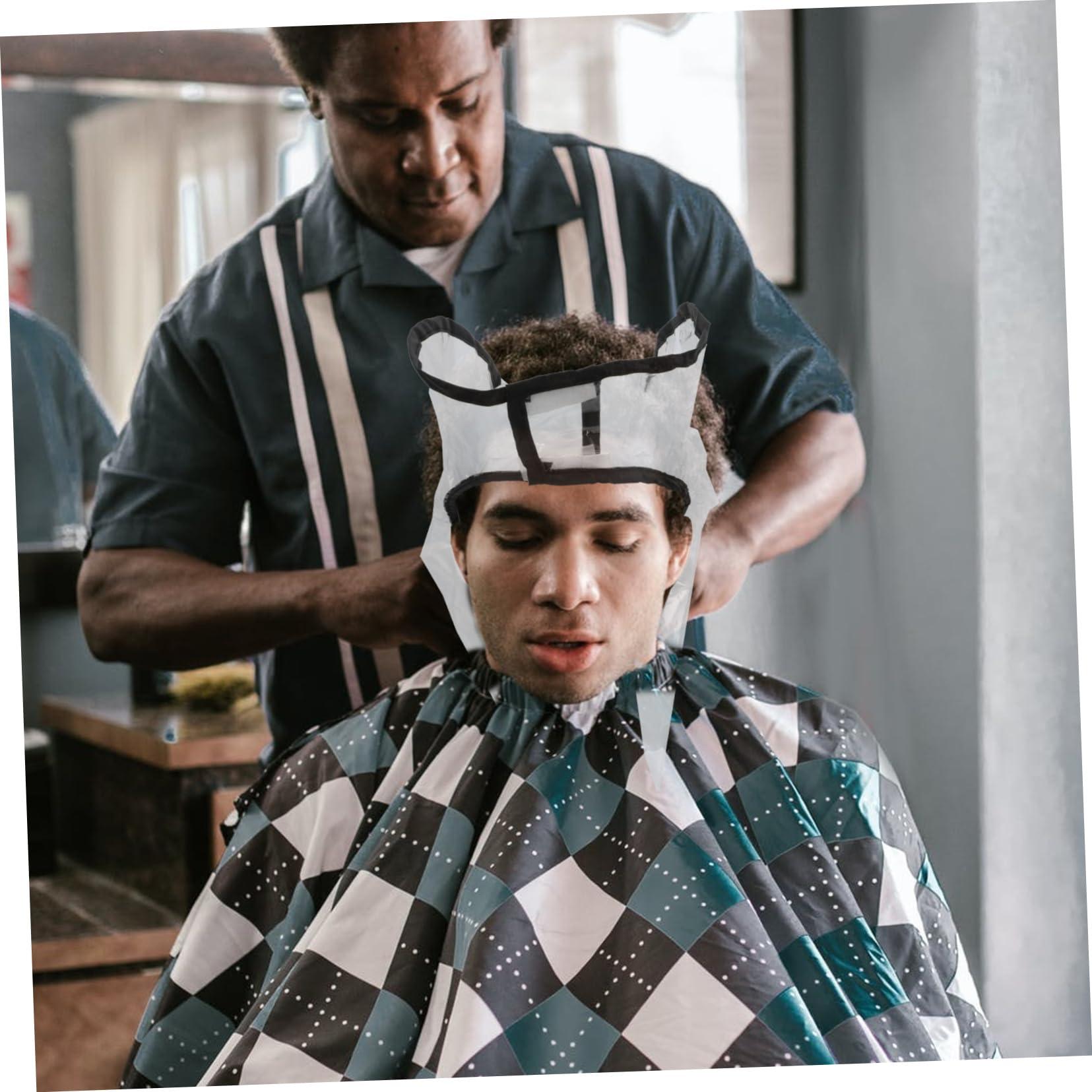 Beaupretty Beaupretty 2pcs Shampoo Funnel Barber Dye Washing Funnel Shampoo Washing Cape Shampoo Cape Barber Cape Salon Funnel Adjustable Clear Shampoo Sheer Cape Shawl Plastic Dye or Hair Bib