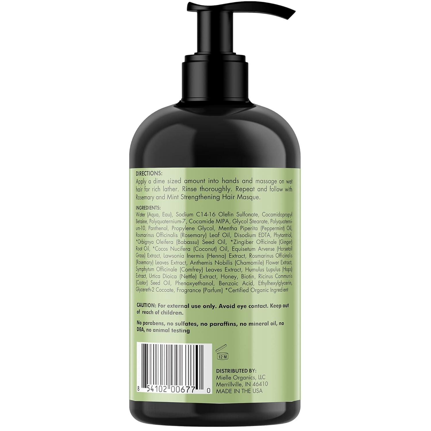 Mielle Organics Mielle Organics Rosemary Mint Strengthening Hair Oil and Shampoo