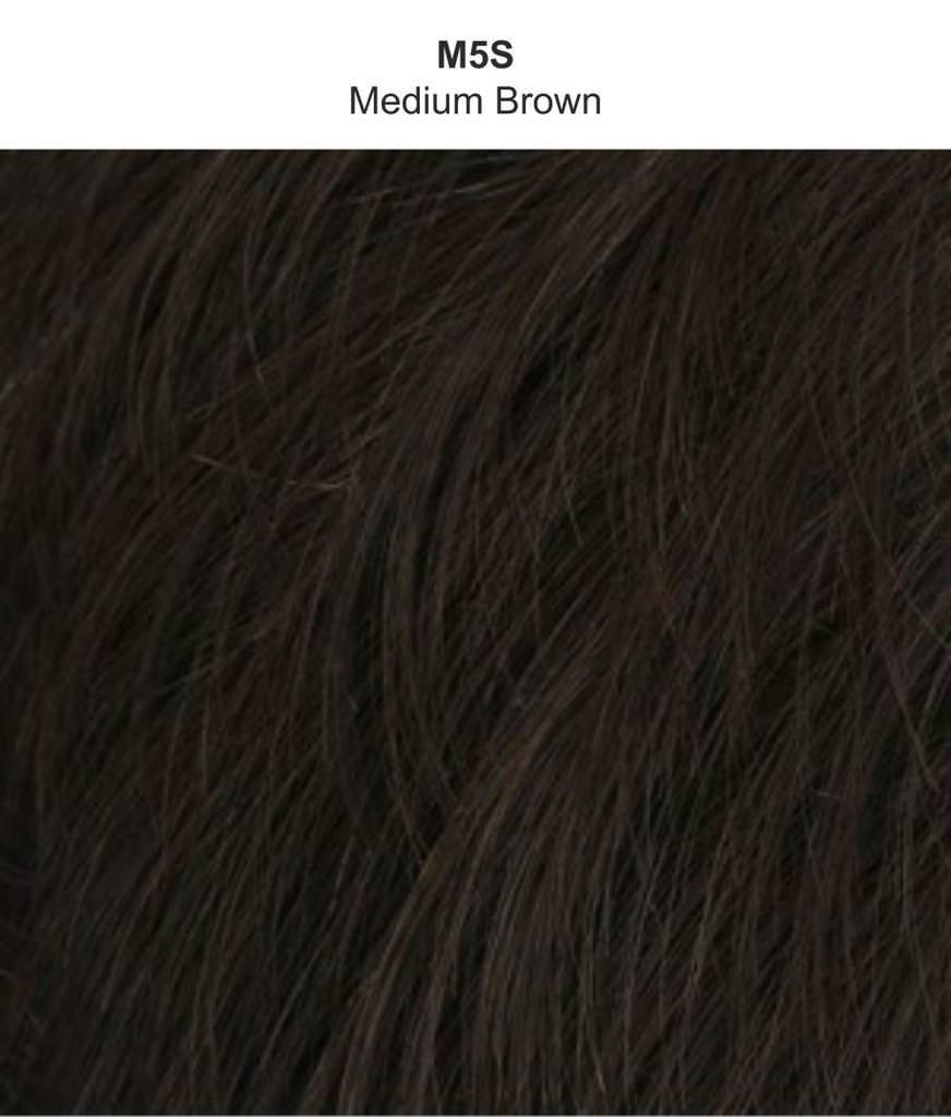 HIM & Christy\'s Wigs Bundle - 5 Items: Distinguished Human Hair/Synthetic Blend Wig By HIM, Christy\'s Wigs Q & A Booklet Luxury Shampoo & Conditioner & Mist Wide Tooth Comb - Color: M5S