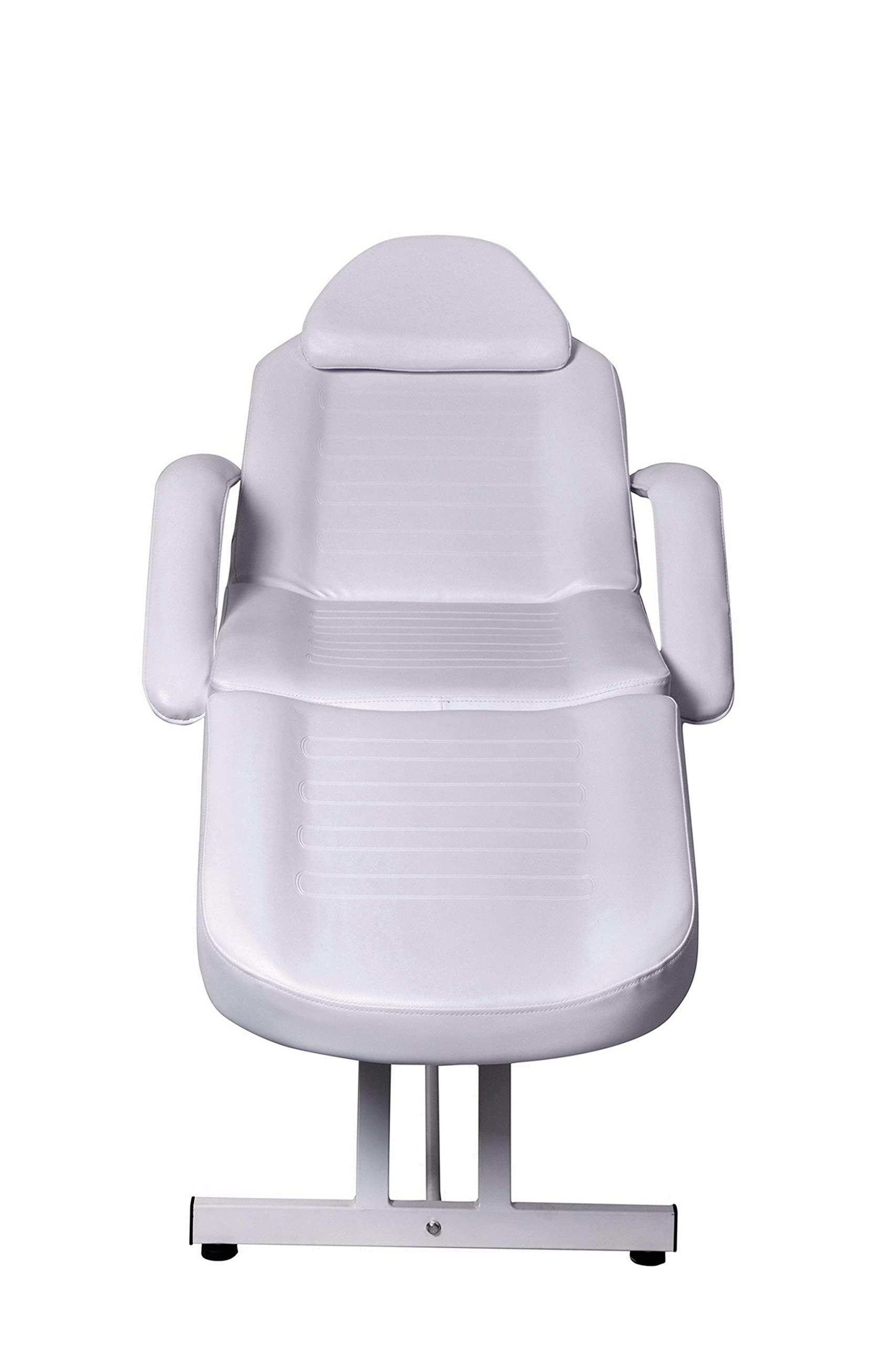 Eastmagic Eastmagic Facial Chair Beauty Salon Reclining Facial Bed Multipurpose Adjustable Facial Bed Esthetician Bed Lash Bed (White)