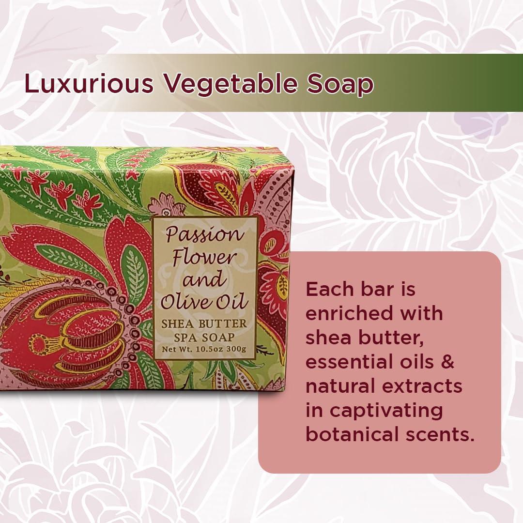 Greenwich Bay Trading Co. Greenwich Bay Trading Co. Botanic 10.5oz Soap, Passion Flower and Olive Oil