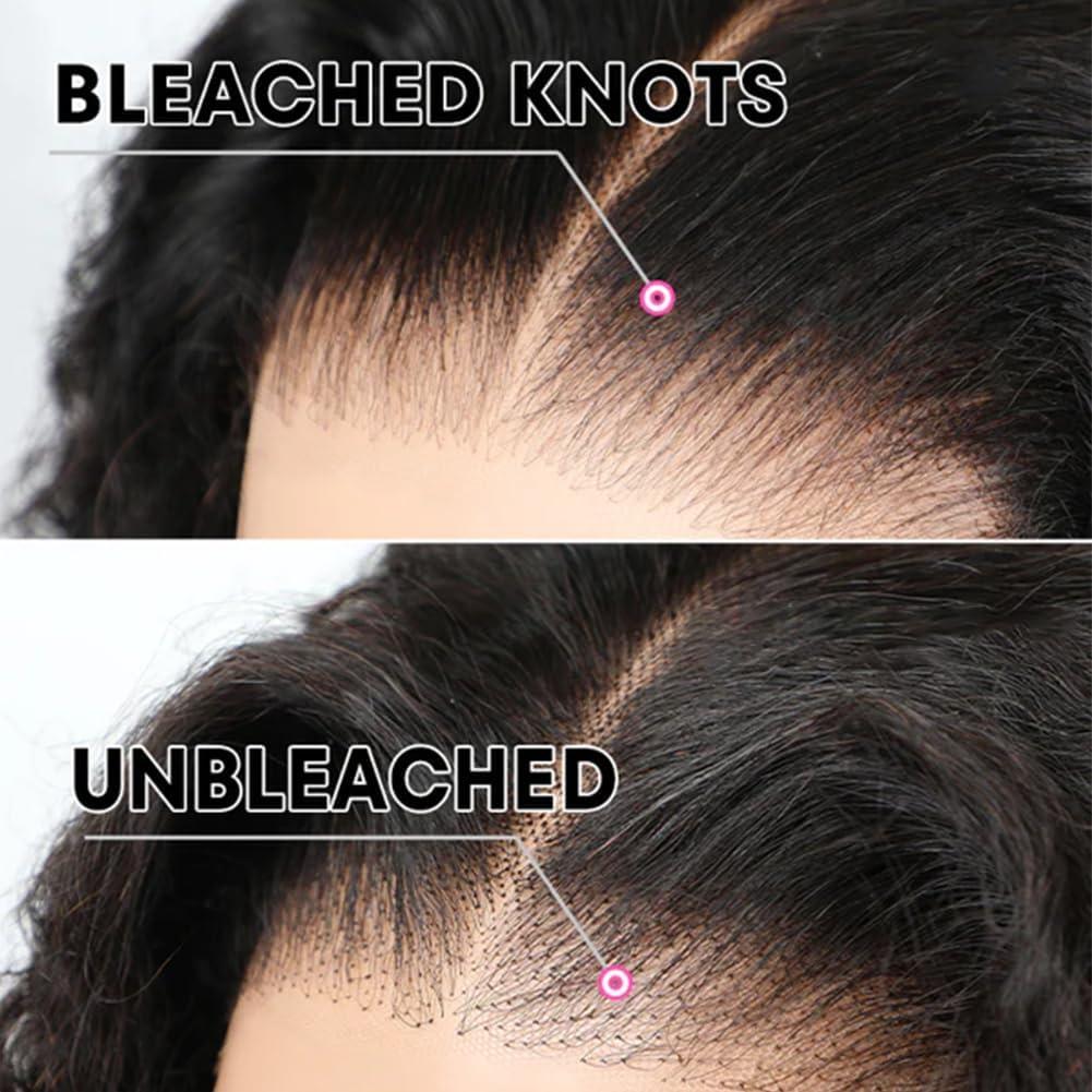 ISEE ISEE 13x4 HD Lace Front Wigs Human Hair Transparent Lace Wigs for Women Glueless Brazilian Virgin Hair Lace Frontal Wig 200% Density Pre Plucked with Baby Hair 26 Inch