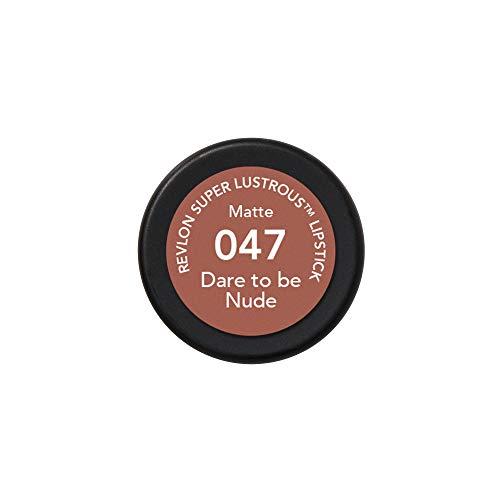 REVLON Revlon Super Lustrous Lipstick, Dare To Be Nude, Matte Finish