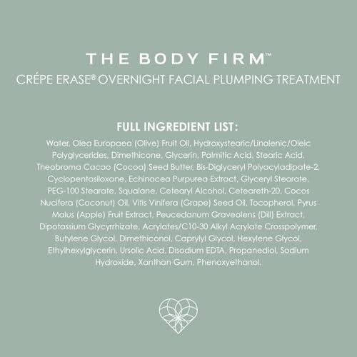 Crepe Erase Crepe Erase Plump & Firm Facial Treatment, Anti-Aging Skin Care, Hydrating Face Moisturizer, Night Cream for Face and Neck, Moisturizing and Firming, Supports Wrinkle & Crepe Skin, 1.7 fl oz