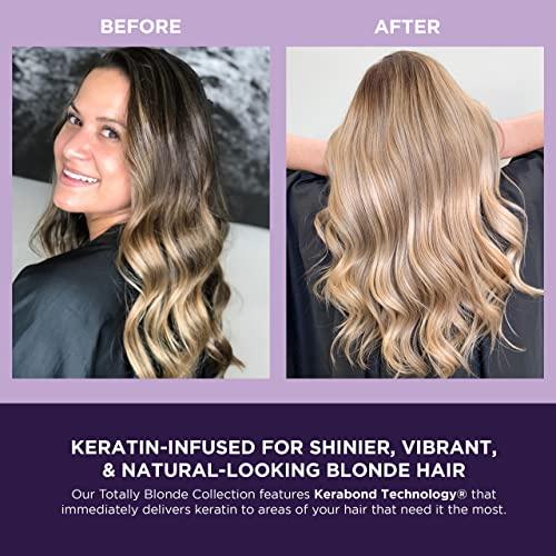 KERATHERAPY KERATHERAPY Keratin Infused Totally Blonde Violet Toning Shampoo, 10.1 fl. oz, 300 ml - Violet Shampoo for Blonde Color Treated Hair, Brassy, Silver, & Highlighted - Sulfate & Paraben Free
