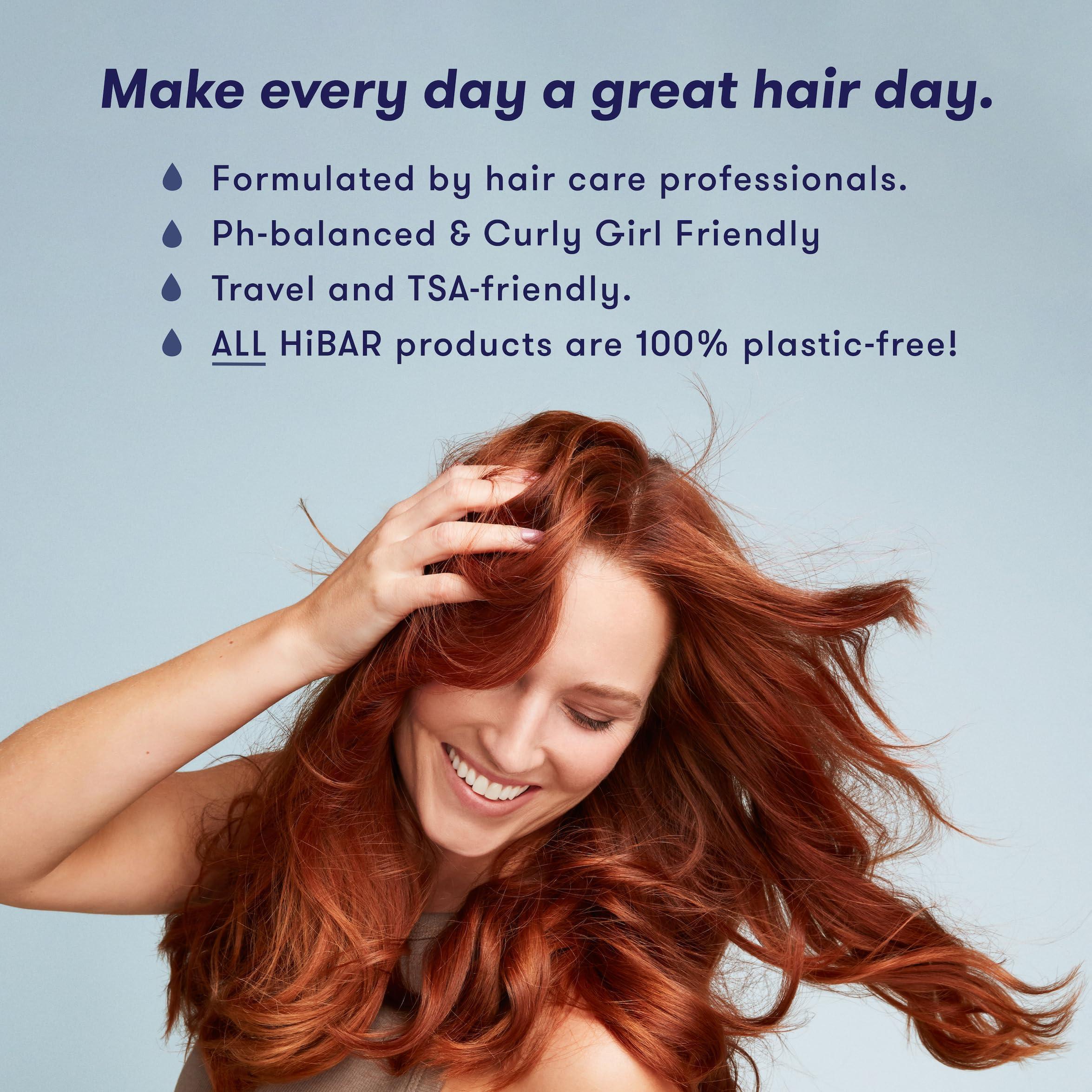 HIBAR HIBAR Volumize Shampoo Bar 2-Pack, Specifically Formulated for Fine, Thin or Lifeless Hair, Made with Rice Water, 100% Vegan, Salon-Quality, TSA-Approved & Travel Friendly