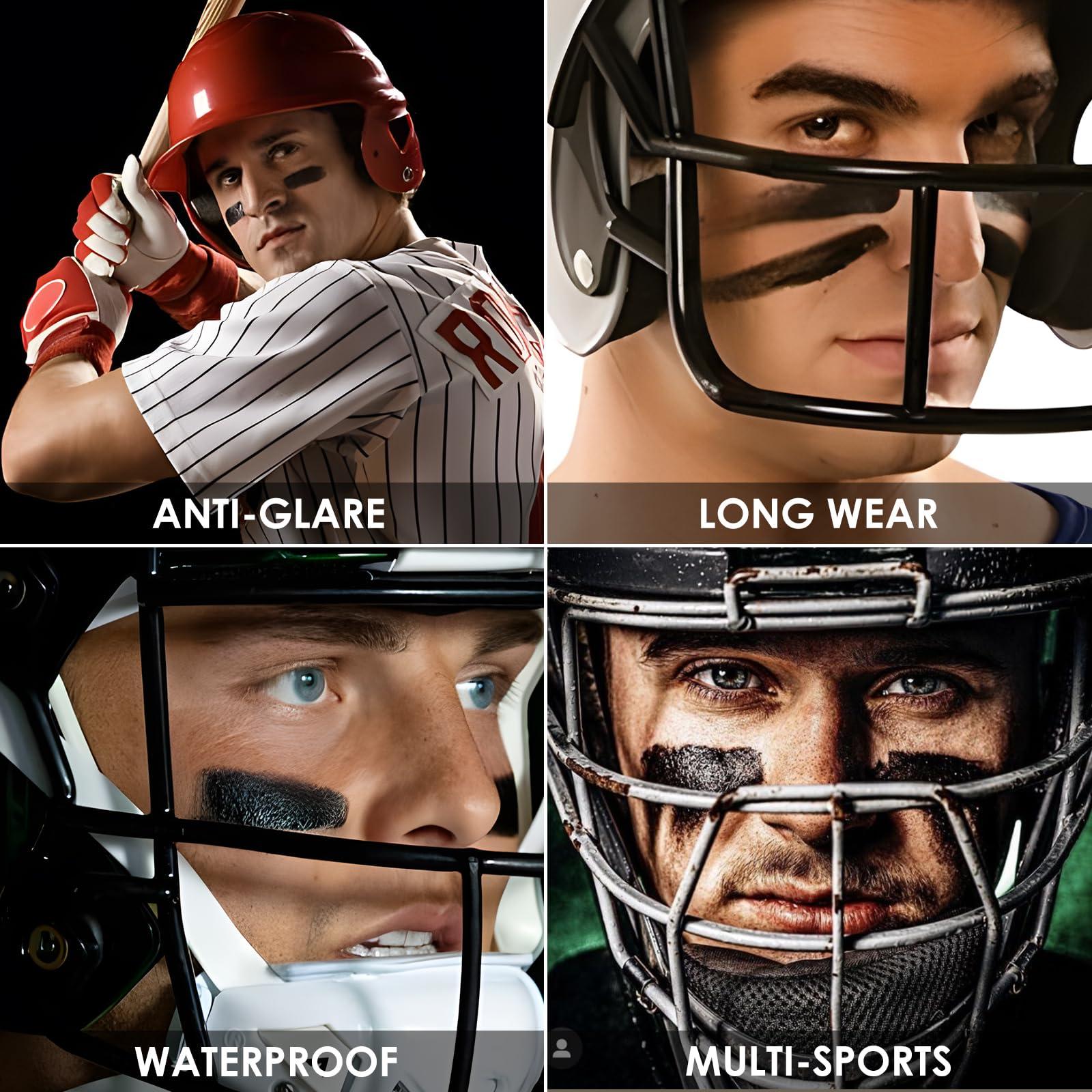 FOCALLURE FOCALLURE Face Body Paint Stick,Eye Black Stick for Sports,Face Painting Kit Professional Hypoallergenic Foundation Makeup for Halloween Cosplay SFX Costume Party,Golden Moonlight