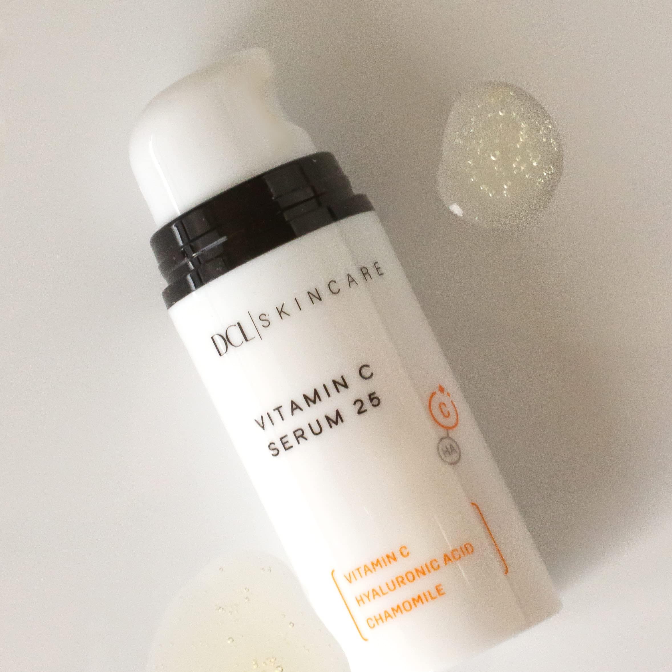 DCL DCL Skincare Vitamin C Serum 25 with 25% Vitamin C & Hyaluronic Acid, 1 fl oz.