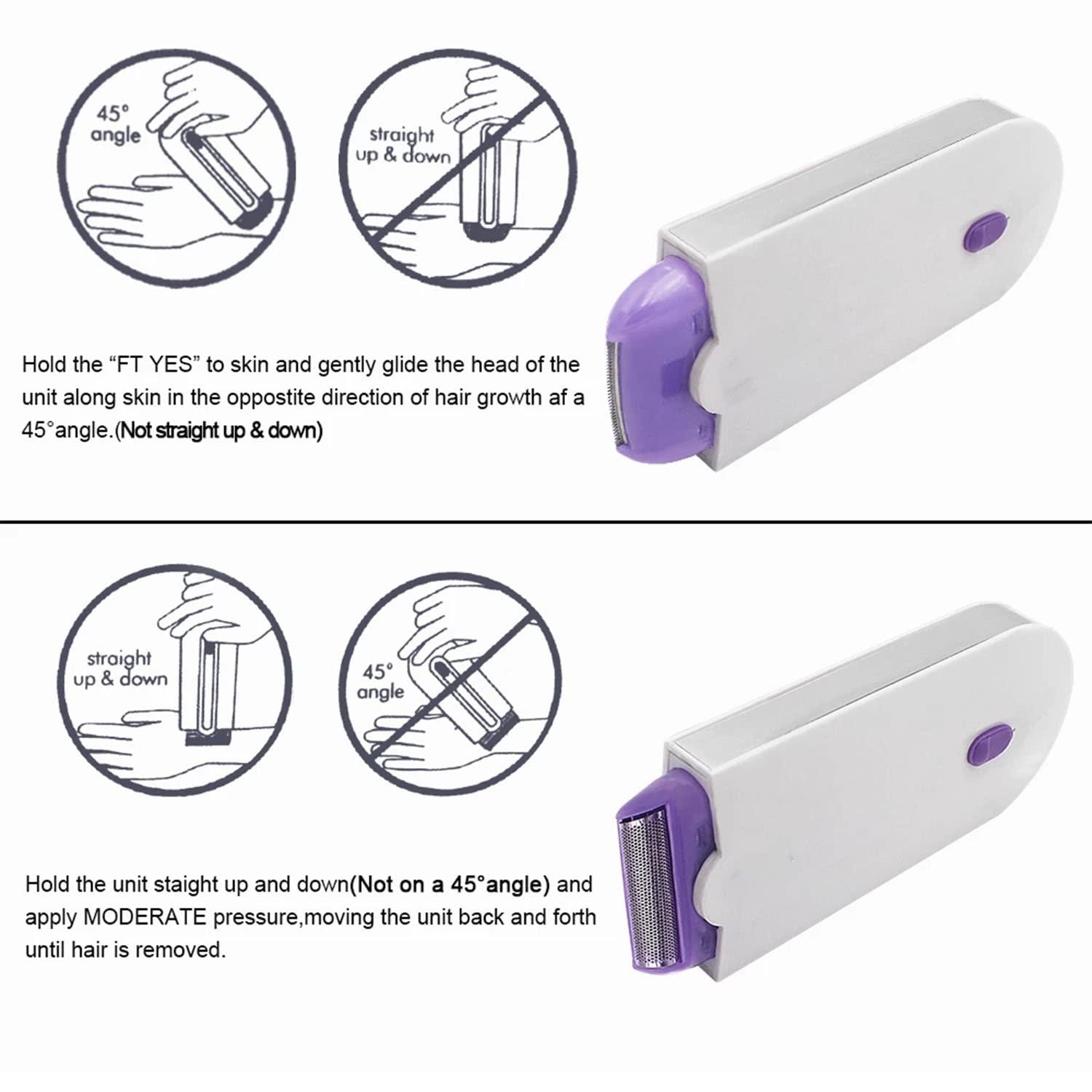 ARICEAN Silky Smooth Hair Eraser,Painless Hair Removal Tool Rechargeable Epilator Smooth Touch Hair Remover,Applicable to Any Part of The Body (1PC)