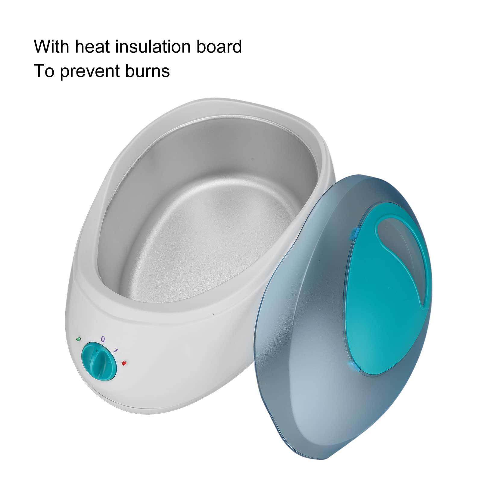 HURRISE Paraffin Wax Bath Machine, 2.3L Moisturizing Soothing Hand Feet Wax Spa Machine Kit Keep Warm Paraffin Hand Wax Machine for Arthritis(US)