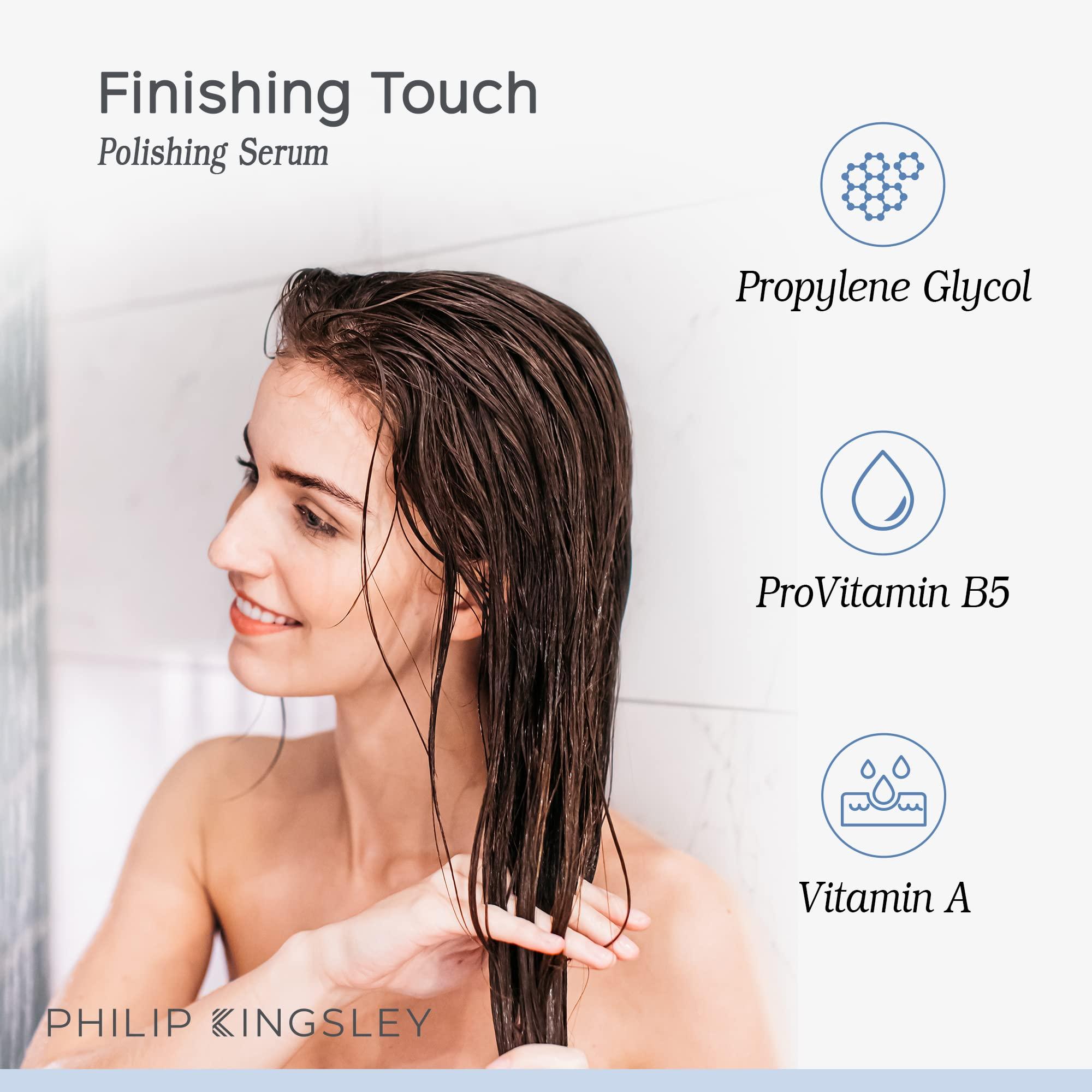 PHILIP KINGSLEY PHILIP KINGSLEY | Finishing Touch Polishing Serum Hair Balm | Conditioning, Anti-Frizz,Smoothing, Styling Product | Controls Frizz and Adds Shine | 2.53oz