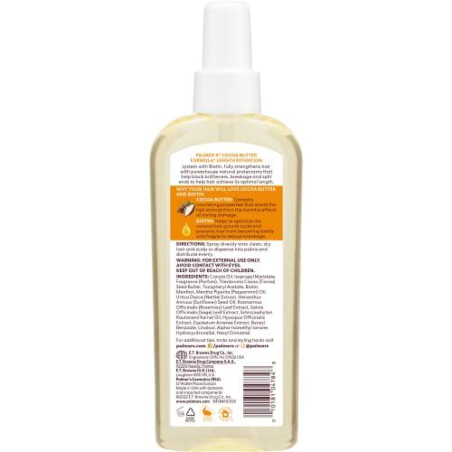 Palmer\'s Palmer\'s Cocoa Butter & Biotin Length Retention Hair and Scalp Oil, 5.1 Ounce (Pack of 2)
