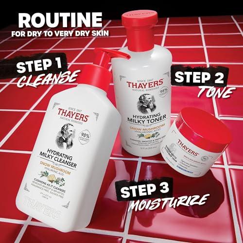 THAYERS THAYERS Barrier Bestie Ultra Whip Face Cream, Moisturizer with Sugarcane Squalane and Ceramides, Skin Care for Dry to Very Dry Skin, 2.0 Oz