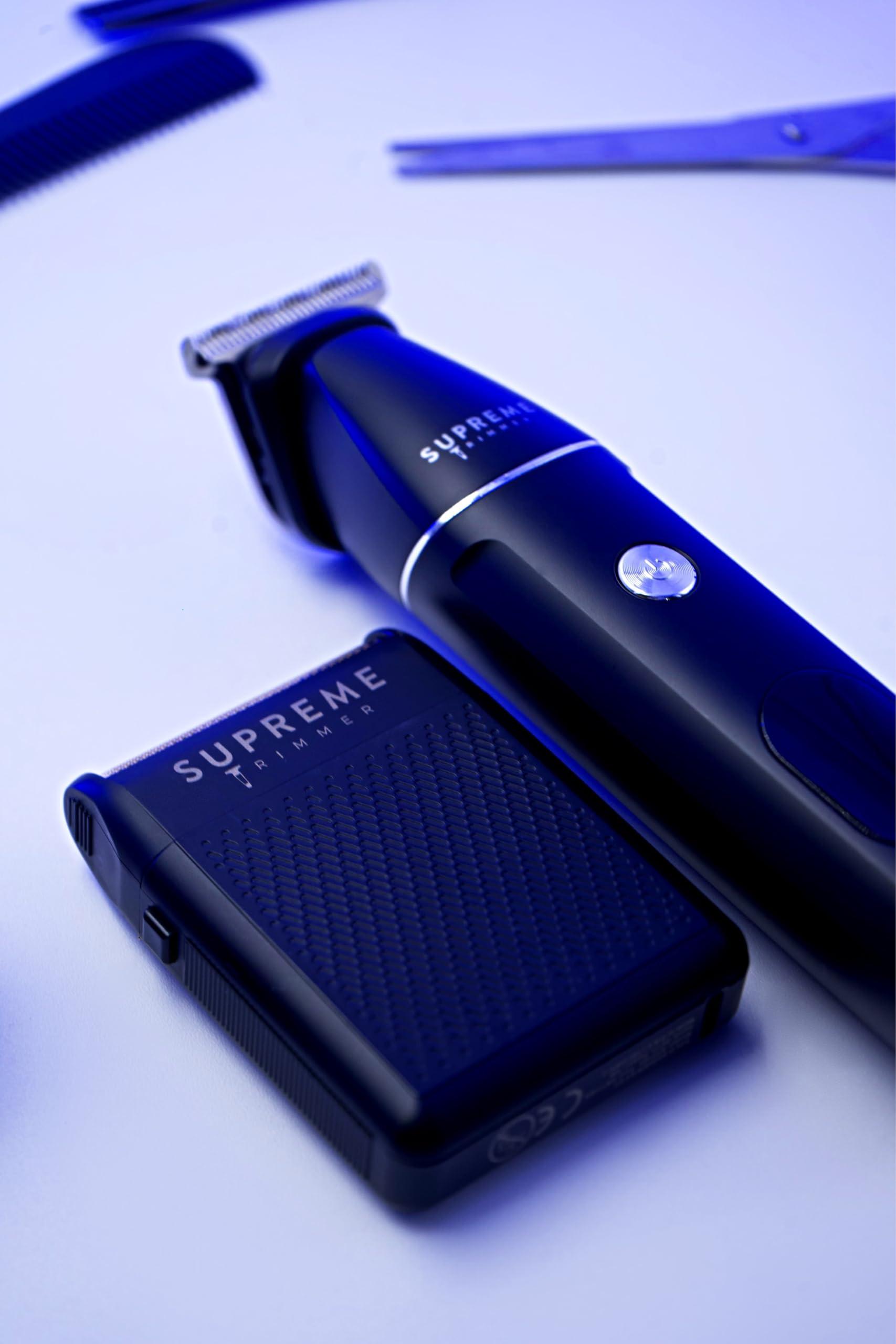 Supreme Trimmer Supreme Trimmer Multigrommer SMG3030 + Solo Foil Shaver Kit | Wet/Dry 14PC Kit All-in-one Nose, Ear, Head & Face Precision Beard Trimmer | Pocket Shaver for Barbers & at Home Use
