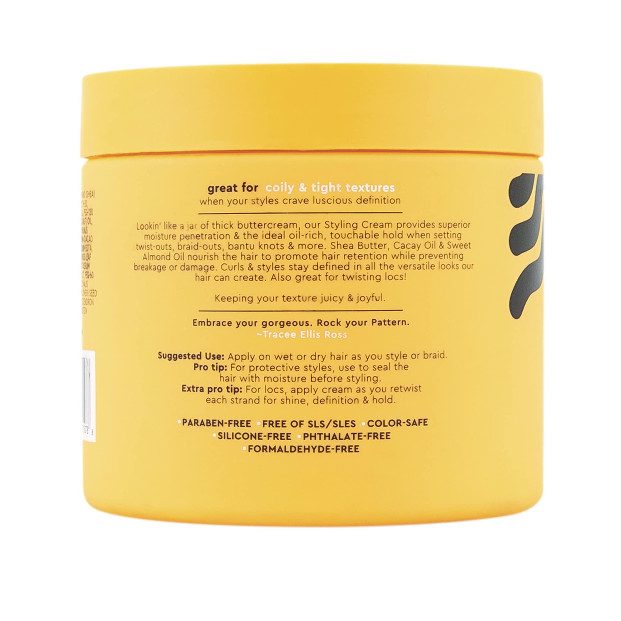 pattern PATTERN Beauty by Tracee Ellis Ross Styling Cream - Hold & Definition for Curly Hair 3b-4c, 15 fl oz