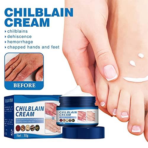 DRXVE DRXVE Chilblain Cream, Anti-cracking Frostbite Moisturiser Deep Nourishing, Anti Crack & Hand Foot Cream, Foot Repair Cream, for Dry Cracked Heels Callus Remover (2 Pc)