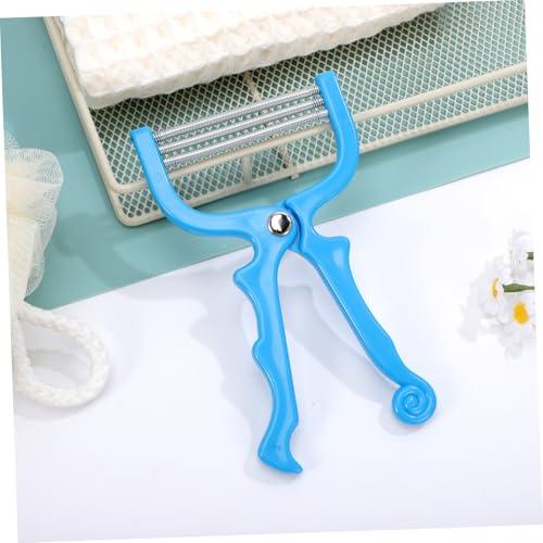 MERRYHAPY MERRYHAPY Face Threading Tool Facial Hair Removal Brush Spring Threading Facial Hair Remover Blue Portable Facial Threading Tool