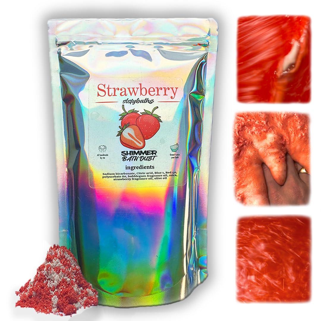 Stsfybaths Stsfybaths Shimmer Bath Bomb (Red, Large)