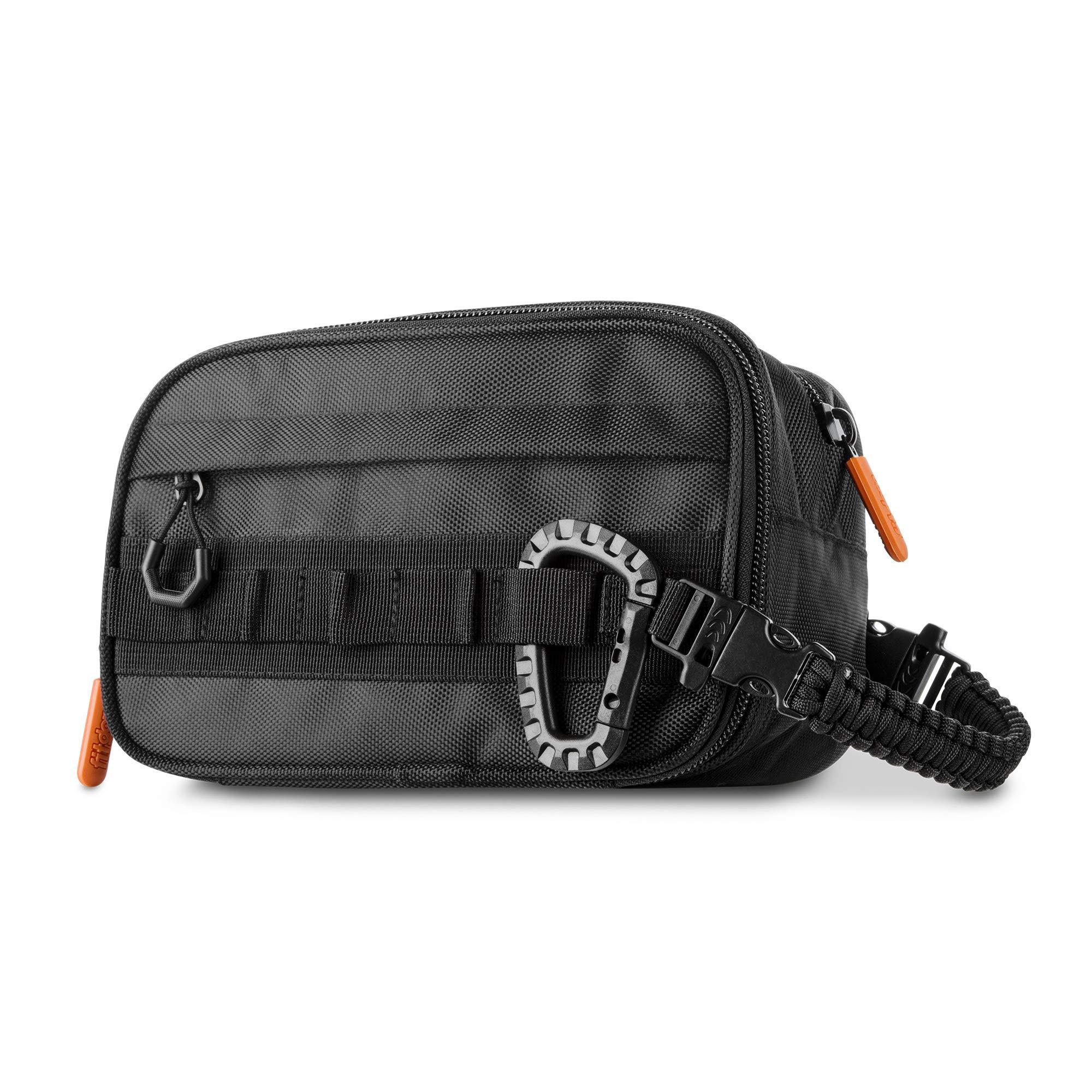 Fitdom Fitdom Tactical Toiletry Bag Dopp Kit Case For Men. Perfect For Travel & Storage. Fits Large & Small Cosmetic Makeup, Clipper, Toothbrush, Shower, Shaving & Grooming Care. Best Overnight Organizer