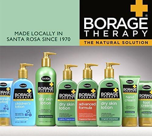 ShiKai ShiKai Borage Therapy Dry Skin Lotion Moisturizer (16oz, Pack of 2) Unscented Skincare | Hydrating Lotion for Eczema, Dry Hands & Body | With Oatmeal, Shea