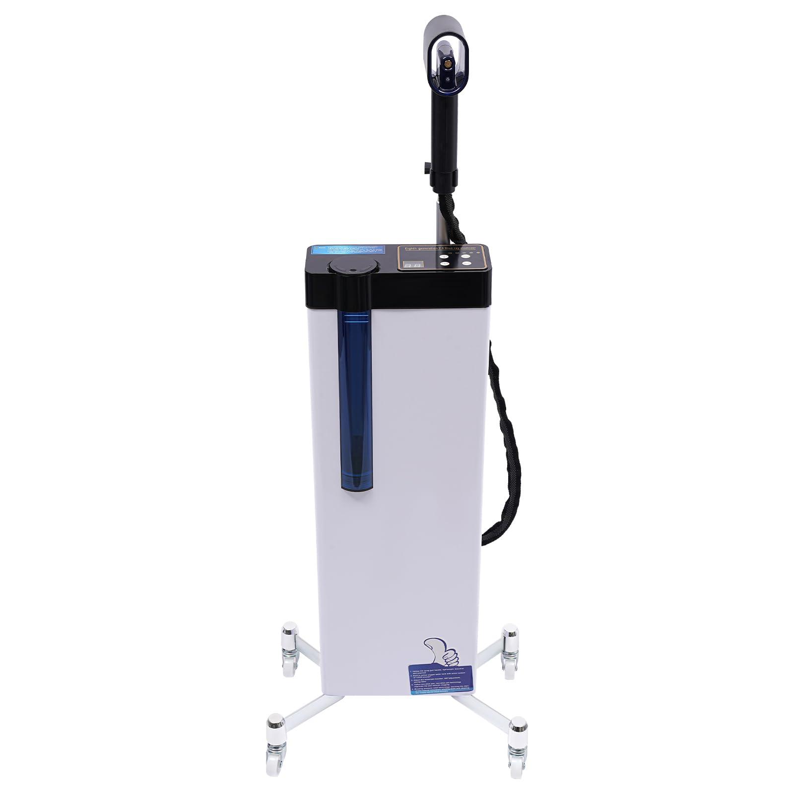 UIdili 3 In 1 Salon Nano Hair Steamer Vertical Multifunctional Hairdressing Nano Sprayer, Multi-speed Adjustable Hair Care Device with Control Panel, Portable Hair Steamer Cap for Deep Conditioning