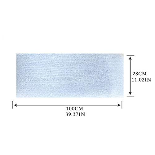 YAYA2021-SHOP Exfoliating Washcloths Exfoliating Shower Towel Body Scrubber Shower Towels Nylon Exfoliating Washcloth for Effective Exfoliation, Rinses Clean, Lightweight (Blue) Exfoliating Towel for Body